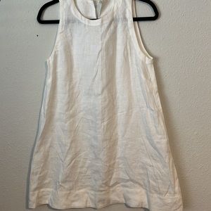 100% linen dress small